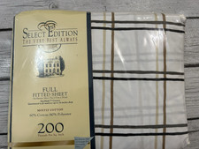 Vintage ~ Springs Home Full Fitted Sheet NIP Made In USA Nikko