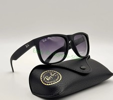 Ray-Ban RB4165 Justin Polarized Sunglasses 54mm Matte Black Grey Lens UV400 Men 7