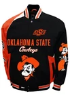 Oklahoma State Cowboys Franchise Club Spirit Twill Jacket - Black