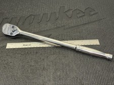 Snap-on 12 Drive Dual 80 Chrome 15 Long Handle Ratchet Usa - Sl80a