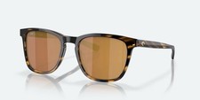 NWOT-Costa Del Mar SULLIVAN Polarized Sunglasses Tortoise/Gold Mirror 580G Glass