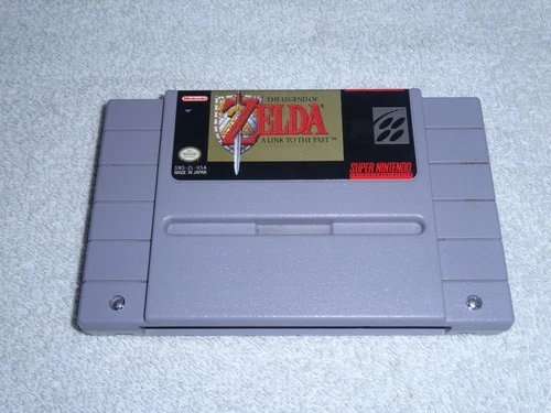 The Legend of Zelda A Link to the Past Nintendo SNES video game Authentic!! G-26
