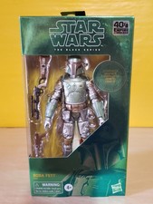 2020 Hasbro Star Wars Black 6 Carbonized Boba Fett Empire Strikes Back 40th