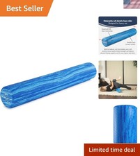 Blue Soft Foam Roller 36" x 6" - Essential for Physical Therapy  Muscle Relief