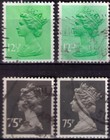 G.B. Great Britain Machins QEII types varieties variants Lot#1840 — photo 9