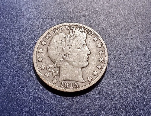 Fine 1915-S Barber Half Dollar
