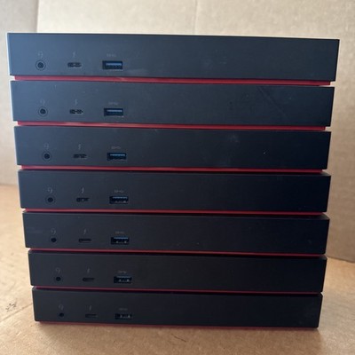 Lot of 7 Lenovo DBB9003L1 Thunderbolt 3 Dock 40AC ThinkPad 25, T580, T480, T480s