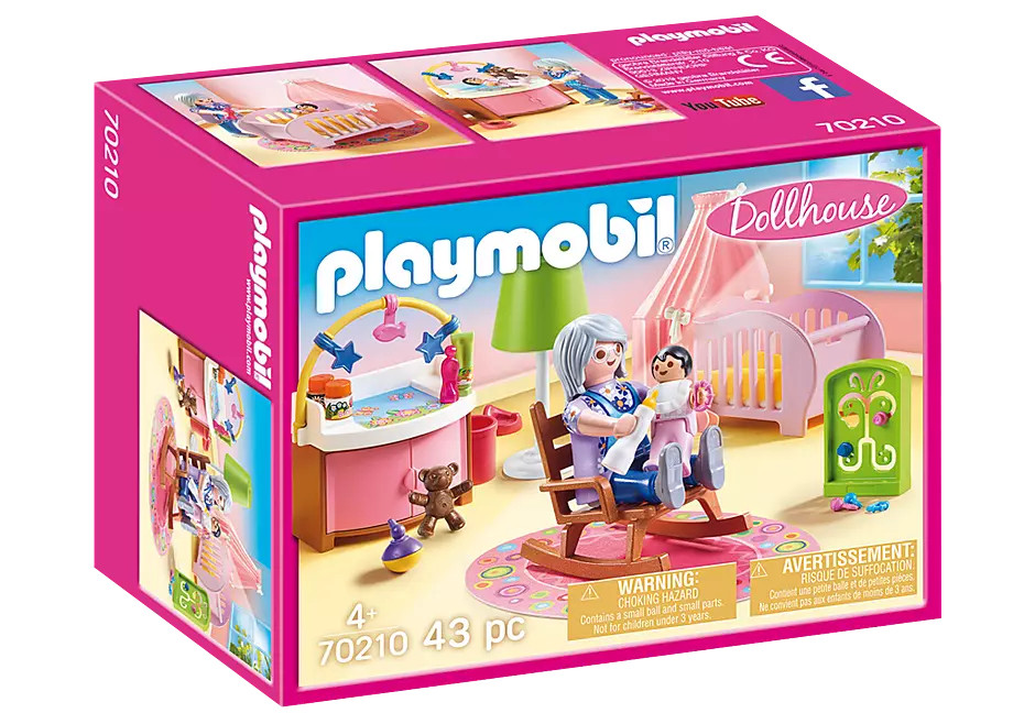 4008789702104 PLAYMOBIL   Dollhouse 70210. Pokoik dziecicy Playmobil