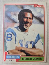 1981 NFL Topps Charlie Joiner Chargers