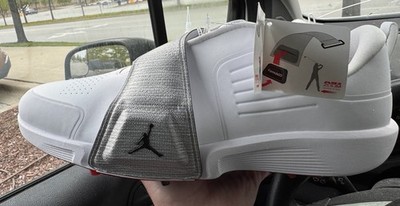 New Nike Air Jordan Rev Golf Shoes White Red Silver Men's Size 16