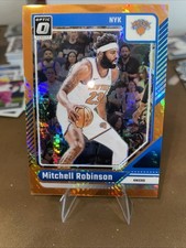 2024-25 Panini Optic Mitchell Robinson 96 Hyper Orange Prizm /299 Color Match!!
