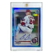 TOPPS MLB BOWMAN CHROME 1ST CADE CAVALLI WASHINGTON ATTACHMENT /150 #CDA -CCA  6