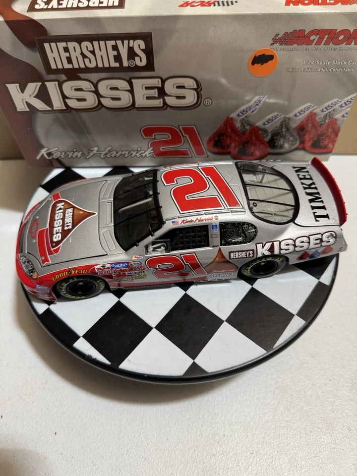 Kevin Harvick #21 Edición Especial Hersheys Kisses 2004 1/24 Nascar Diecast Foto 2 de 4