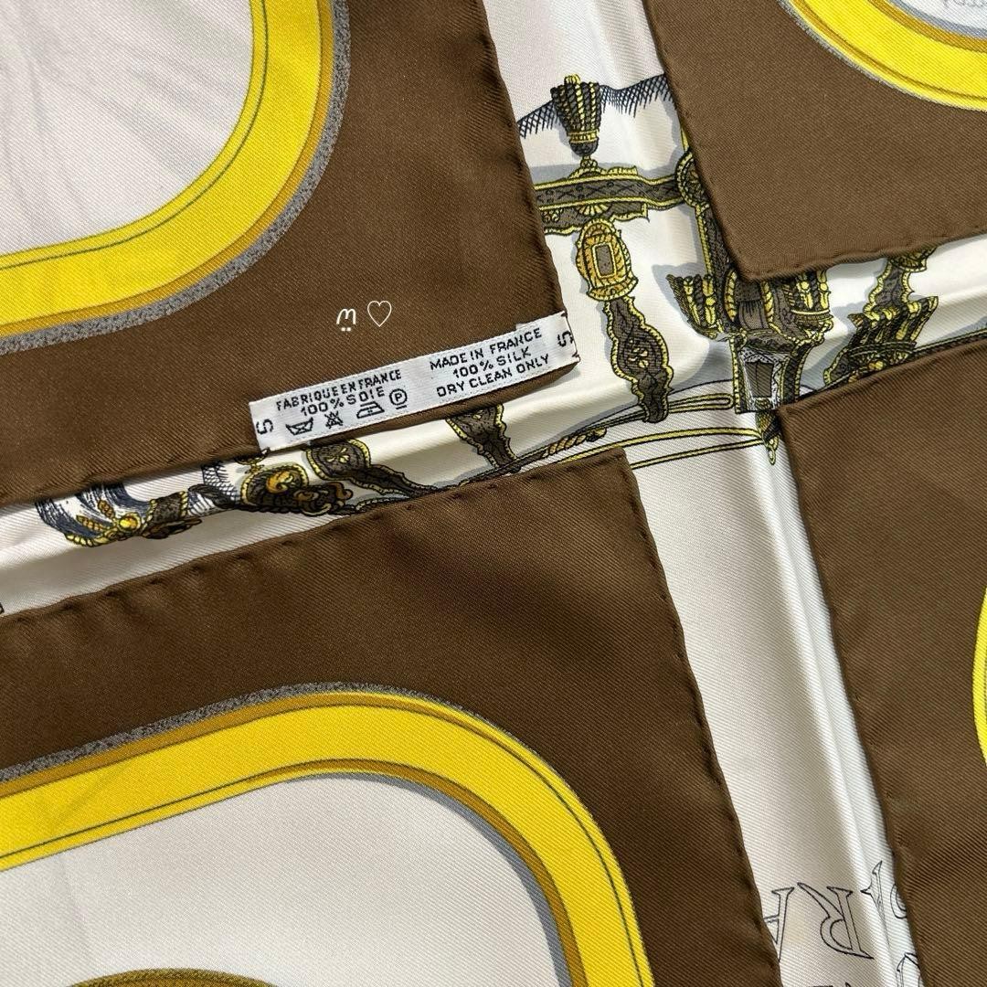 HERMES Scarf Carre 90 Silk Square "Grand Apparat" Multicolor 147060K Authentic thumbnail 10