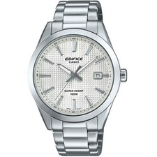 Casio Men's Watch Edifice Silver Dial Stainless Steel Bracelet EFV-160D-7AVCR