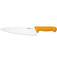 Giesser Langes Kochmesser 23 Cm Gelb Mit Breiter Gestanzten Klinge 8455 23 G