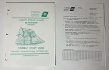 RARE United States Coast Guard Auxiliary Specialty Course Seamanship 1992