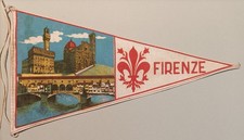 FLORENCE Italy Italia pennant pennant pennant pennant - cotton