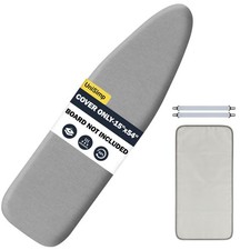 Ironing Board Cover and Pad 15"x54" Extra Thick Natural Cotton, Scorch and St...