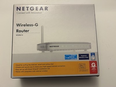 Netgear WGR614 54 Mbps 4-Port 10/100 Wireless G Router (WGR614v7)