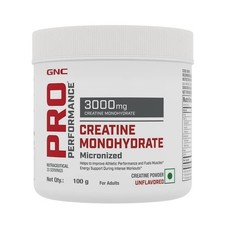 GNC Pro Performance Creatine Monohydrate 3000 mg Supplement Powder - 100gm