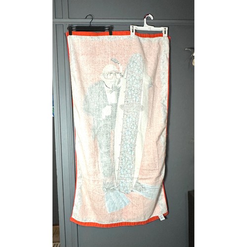 Vintage Six Flags Amusement Park Towel Y2K beach towel Joe Cool surfboard 1991 - Picture 2 of 8