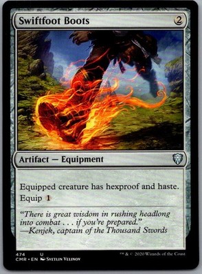 #474 Swiftfoot Boots Commander Legends Uncommon
