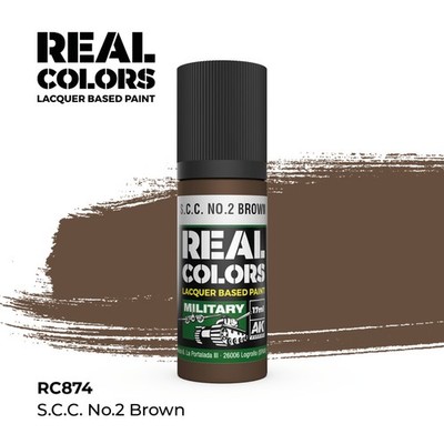 AK Interactive RC874 - S.C.C. No.2 Brown 17 ml. - Neu
