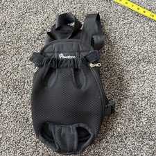 Pawaboo Pet Carrier Backpack Adjustable Pet Front Cat Dog Bag Black Medium Size