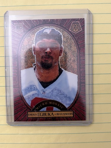 2025 Panini Mosaic #2 Emeka Egbuka Micro Mosaic Case Hit Rookie Buccaneers Mint