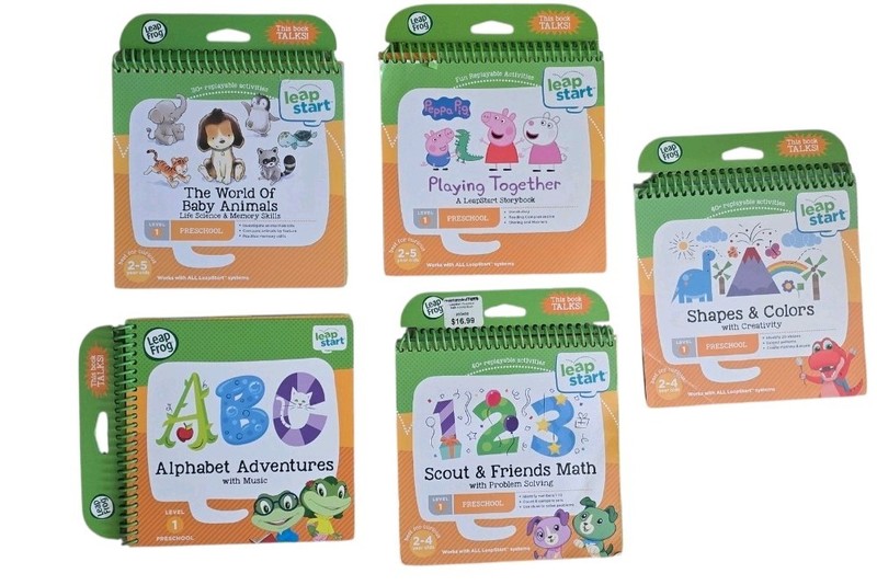 Leap Frog Leap Start Level 1 Preschool Book lot Of 5