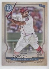 2020 Topps Gypsy Queen Howie Kendrick #13 0w8