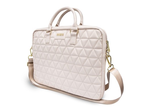 Guess, Laptoptasche / Tablettasche für 16'' Computer, Quilted, Rosa - Bild 2 von 3