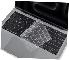 Premium Keyboard Cover Ultra Thin Protector Skin MacBook Pro 14/16 Inch Clear