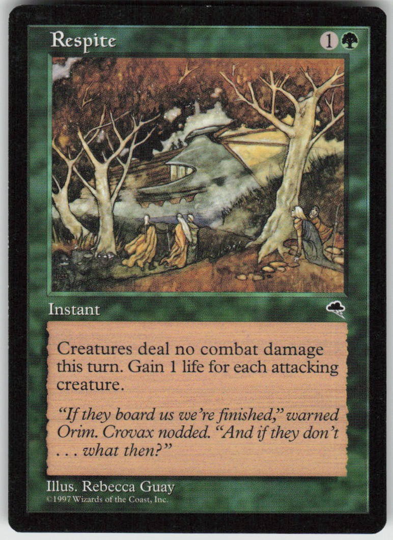 Respite 249 Common Tempest Magic: The Gathering Lightly Played