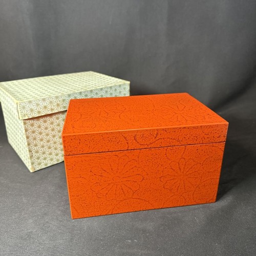 Teedose Chrysantheme Arabesque Zinnober Lackgeschirr ea Zeremonie Utensilien Sado - Bild 2 von 19