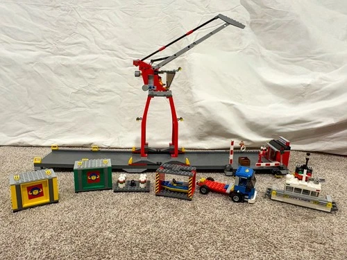Lego City Harbor-7994- Port Set, Cargo to Load in Truck - 5 MiniFigs