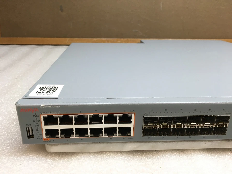 Avaya VSP 4450GSX-PWR+ EC4400A05-E6 48-Port Gigabit Ethernet Switch - Image 2 of 4