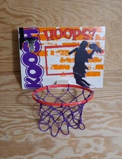 Vtg 1992 OddzOn Koosh Hoops Door Hanging Plastic Toy Basketball Hoop & Backboard