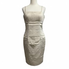 Calvin Klein Women’s Medium Ruched Bodycon Cocktail Dress Missing Size Tag