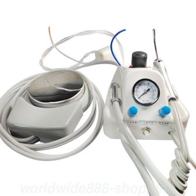 Dental Lab Portable Air Turbine Unit Work Air Compressor Kompressor 4 Löcher DE