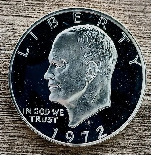 1972-S Eisenhower Dollar Proof — photo from another recent sale