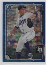 2015 Bowman Chrome Prospects Blue Wave Refractor Matt Andriese #BCP67 1q7
