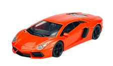 WELLY LAMBORGHINI AVENTADOR LP700-4 ORANGE 1:43 DIE CAST METAL MODEL NEW IN BOX 