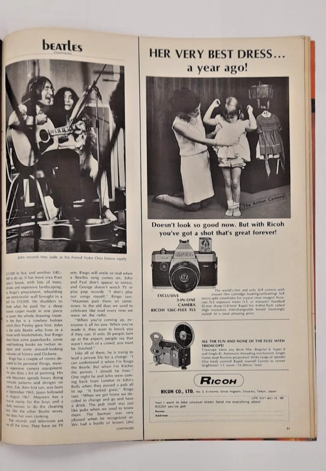 LIFE ATLANTIC MAGAZINE VOL 45 No 9, 28 OCT 1968, APOLLO 7 ON COVER - Image 4 of 4