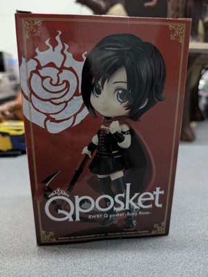 Q Posket RWBY Ruby Rose PVC figure Banpresto (100% authentic)