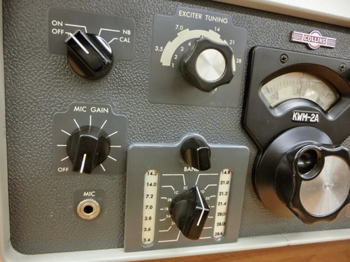 Collins Collins Kwm-2A Vacuum Tube Walkie Talkie Wing Mark Vintage Radio - Zdjęcie 4 z 9