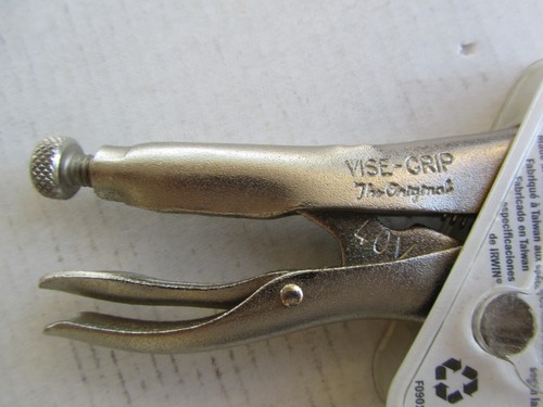 IRWIN Vise-Grip 1002L3 Curved Jaw Locking Pliers With Wire Cutter 4WR - Picture 4 of 4