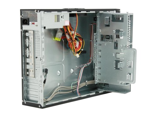 APEX DM-387 Black Steel Micro ATX Media Center / Slim HTPC Computer Case w/ ATX1 - Picture 11 of 12