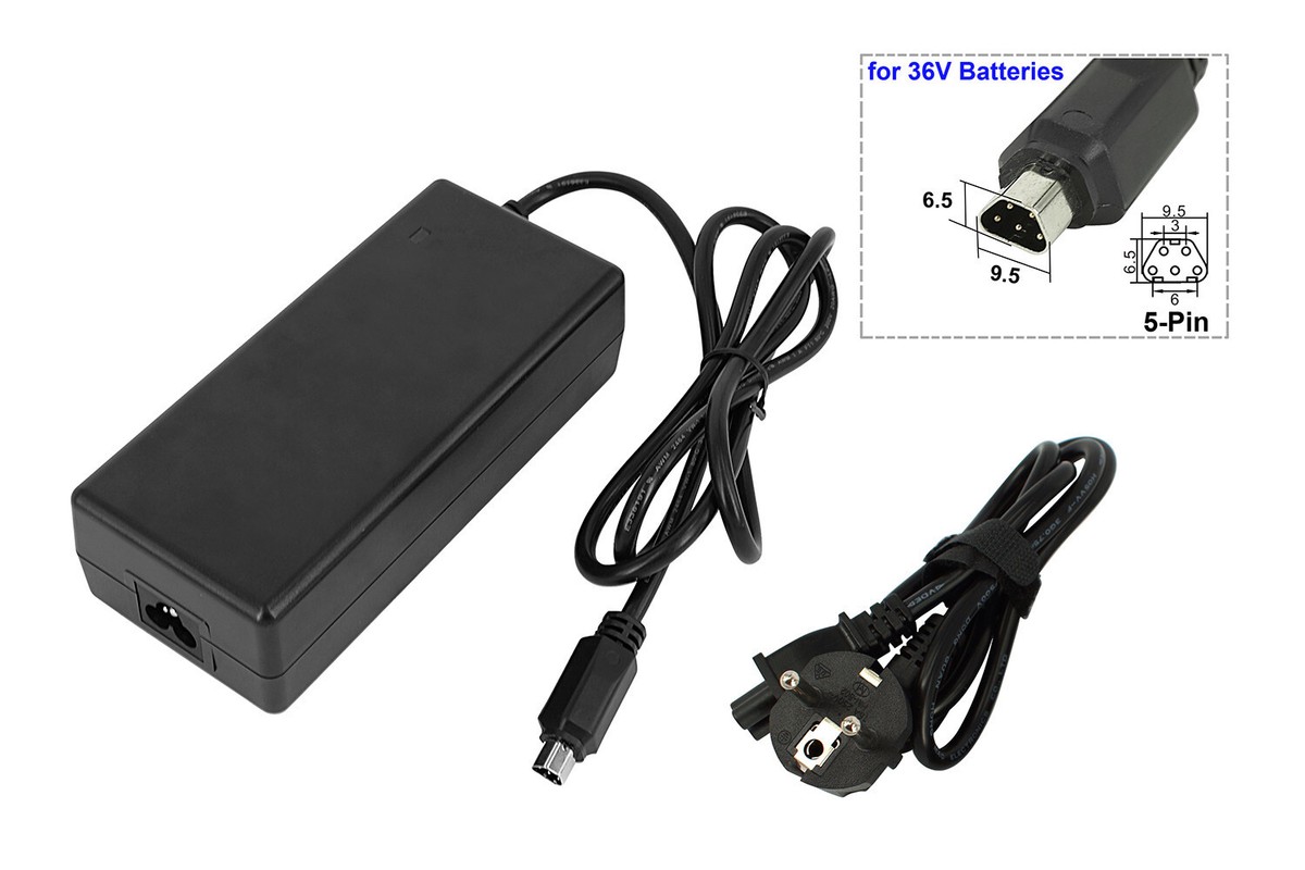 Cargador 42V 2A Para Baterías De E-Bike 36V Winora C0 7-G Nexus RT, C0 8-G Altus